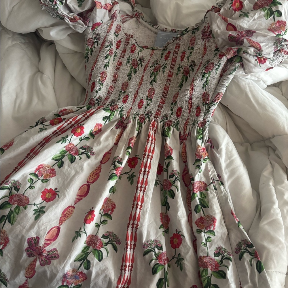 Hill House Floral Puff Sleeve Dress